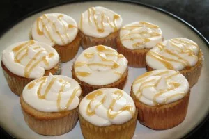 Triple Salted Caramel Cupcakes