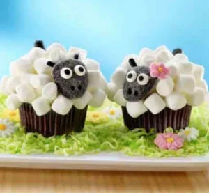Spring Lamb Cupcakes Recipe Ingredients